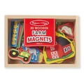 Melissa & Doug Wooden Farm Magnets, 7.9 x 5.5 x 1.2, (9279)