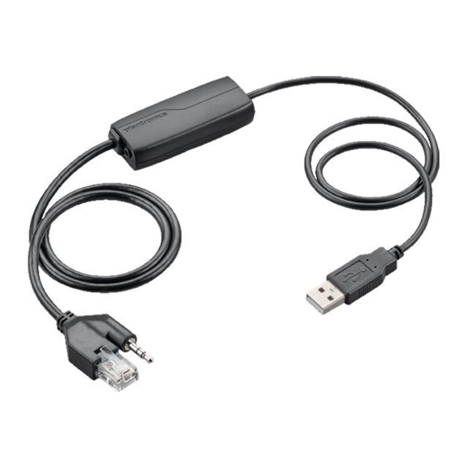 Plantronics EHS APU-72 Electronic Hook Switch Adapter Cable for Cisco Unified IP Phones; Black