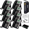 Xblue® X50 Self-Install VoIP Telephone System Bundle, 8-Pack, Charcoal