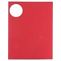 JAM Paper® Round Circle Label Sticker Seals, 2.5 inch diameter, Red, 120/pack (147628585)