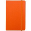 JAM Paper® Hardcover Lined Notebook with Elastic Closure, Large, 5 7/8 x 8 1/2 Journal, Orange, Sold