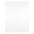 JAM Paper Open End Peel & Seal Catalog Envelope, 9 x 12, White, 500/Pack (356828780)