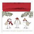 JAM Paper® Christmas Holiday Cards Set, Feathered Friends, 16/pack (526871700)
