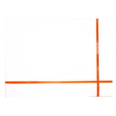 JAM Paper® Rubber Bands, #33 Size, Orange Rubberbands, 100/pack (333RBOR)