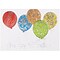 JAM Paper® Blank Birthday Cards Set, Birthday Balloons, 25/pack (526M0424WB)