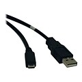 Tripp Lite 6 USB 2.0 Type A to Micro Type B Male/Male Hi-Speed Data Transfer Cable; Black (U050-006