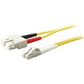 AddOn ADD-SC-LC-5M9SMF 16.4 Single-Mode Fiber Optic Duplex Network Patch Cable; Yellow