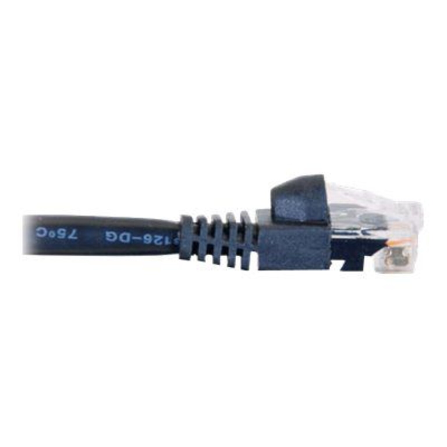 C2G 22011 15 Black RJ-45 Male/Male Cat5e Snagless Unshielded Network Patch Cable for Network Adapters/Hubs