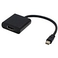 AddOn  0.66 Mini DisplayPort Male to HDMI Female Adapter Cable; Black