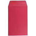 JAM Paper 6 x 9 Open End Catalog Colored Envelopes, Red Recycled, 100/Pack (V0128139)