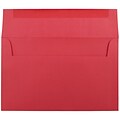 JAM Paper® A10 Colored Invitation Envelopes, 6 x 9.5, Red Recycled, 25/Pack (96078)