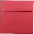 JAM Paper® 8.5 x 8.5 Square Envelopes, Brite Hue Red Recycled, 1000/carton (2794374B)