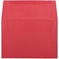 JAM Paper A8 Colored Invitation Envelopes, 5.5 x 8.125, Red Recycled, 25/Pack (27799)