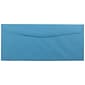 JAM Paper #10 Window Envelope, 4 1/8" x 9 1/2", Blue, 25/Pack (5156476)