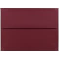 JAM Paper A6 Invitation Envelopes, 4.75 x 6.5, Dark Red, 25/Pack (157458)