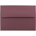 JAM Paper® 4Bar A1 Invitation Envelopes, 3.625 x 5.125, Burgundy, 25/Pack (36395836)