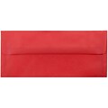 JAM Paper® #10 Business Translucent Vellum Envelopes, 4.125 x 9.5, Primary Red, 50/Pack (PACV355I)