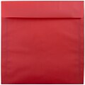 JAM Paper® 8.5 x 8.5 Square Translucent Vellum Invitation Envelopes, Primary Red, 25/Pack (1592165)