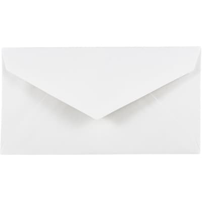 JAM Paper Monarch Security Tinted Business Envelope, 3 7/8 x 7 1/2, White, 1000/Carton (04093007B)