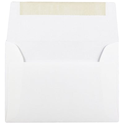 JAM Paper A7 Invitation Envelope, 5 1/4 x 7 1/4, White, 500/Box (73767D)