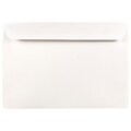 JAM Paper Booklet Envelope, 6 1/2 x 9 1/2, White, 25/Pack (4241)