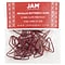 JAM Paper Colorful Small Butterfly Clamps, Red, 15/Pack (2210016348)