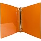 JAM Paper Designders 2" 3-Ring Flexible Poly Binders, Orange (820T2OR)