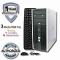 HP Compaq Elite 8000 Refurbished Desktop Computer, Core 2 Quad Q6600 2.4GHz, 8GB Memory, 2TB HDD (15VFHPDT0070)