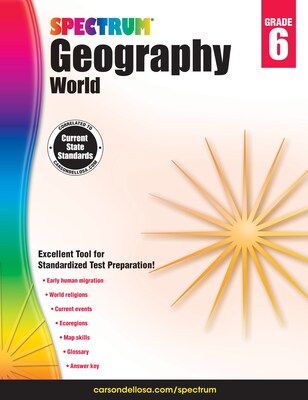 Spectrum Spectrum Geography Grade 6 Workbook (704661)