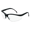 MCR Safety® Crews Protective Eyewear, Anti-Fog, Clear, Black