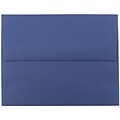 JAM Paper® A2 Invitation Envelopes, 4.375 x 5.75, Presidential Blue, 50/Pack (563913396I)