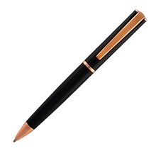 Monteverde Impressa Ballpoint Pen, Black with Rose Gold (MV29865)