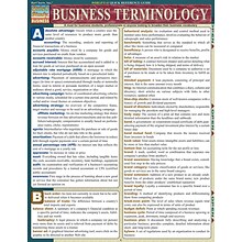 BarCharts, Inc. QuickStudy® Business & Investment Terminology Reference Set (9781423231431)