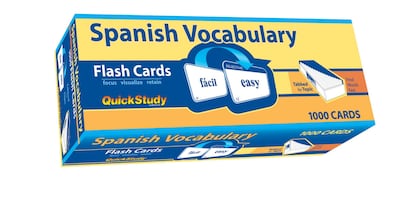 BarCharts, Inc. QuickStudy® Spanish Lang. Flashcard & Reference Set (9781423230687)