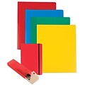 JAM Paper® Back To School Assortments, Red, 4 Heavy Duty Folders, 1 Red Journal & 1 Red Pencil Case, 6/Pack (383HWRASSRT)