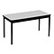 Correll, Inc. 60 Rectangular Shape High-Pressure Laminate Top Lab Table, Gray Granite with Black Fr