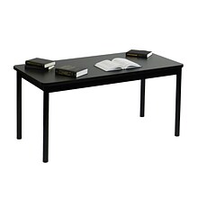 Correll 72 Rectangular Training Table, Black Granite (LR3672-07)