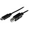StarTech 3.3 USB 2.0 C to USB 2.0 B Male to Male Cable, Black (USB2CB1M)