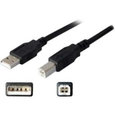 AddOn  6 USB 2.0 Type A to USB 3.0 Type B Extension Cable; Black
