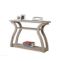 Monarch Specialties Console Table In Dark Taupe ( I 2446 )