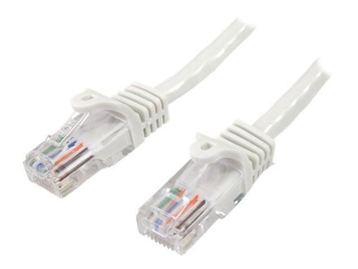 StarTech 5 Snagless Cat5e UTP Patch Cable, White