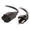 C2G 6ft 18 AWG Outlet Saver Power Extension Cord (NEMA 5-15P to NEMA 5-15R) Power Extension Cable 6