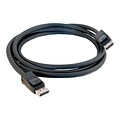 C2G® 24904 6 DisplayPort Male/Male Cable; Black