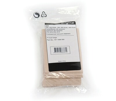 Nilfisk Vacuum Bags Brown, 10/Pack (107413584)