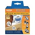 Brother ® 0.47 Direct Thermal Label Tape; White, 1200 Labels/Roll (DK1219)