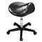 Master Massage Ergonomic Saddle Chair-Saddle Stool- Hydraulic Swivel Rolling Chair Black