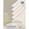 Array 65 lb. Cardstock Paper, 8.5 x 11, Assorted Colors, 100 Sheets/Pack (101235)