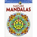 Creative Haven Nature Mandalas Adult Coloring Book, Paperback