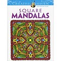 Creative Haven Square Mandalas Adult Coloring Book, Paperback