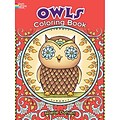 Owls Coloring Book, Adult Coloring Book, Paperback